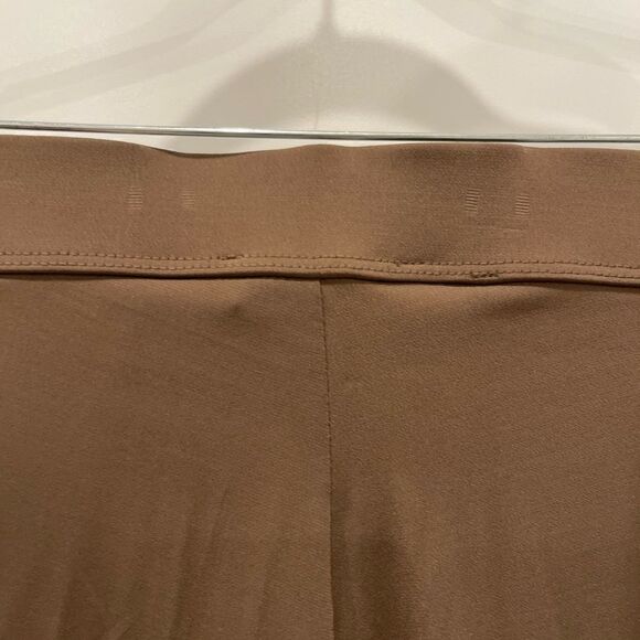 Lisa Rinna Collection Banded Bottom Knit Crop Pants In Dark Taupe.Size XXS - Picture 15 of 15